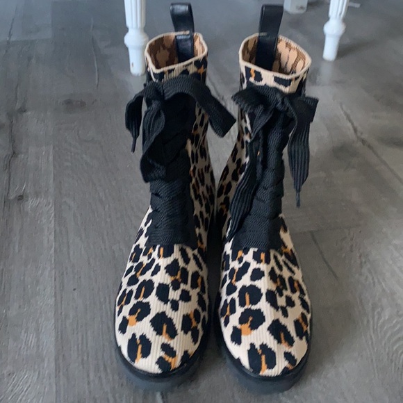 Kate Spade Meringue Combat Boots - Picture 5 of 9